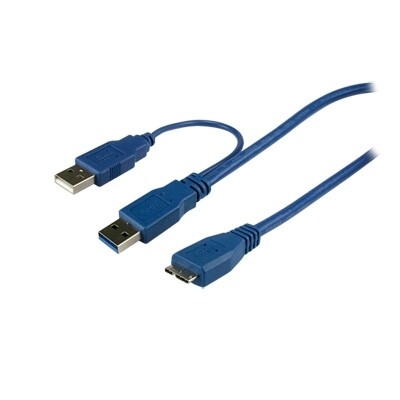 Câble USB v3.0 avec  micro B 1.0 mètres