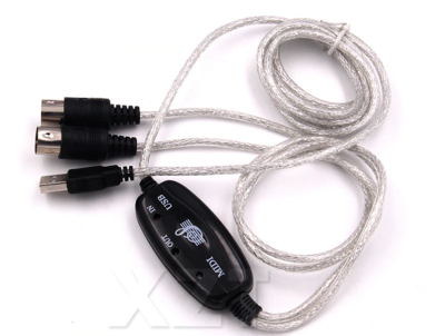Convertisseur de câble USB MIDI pour clavier et musique,