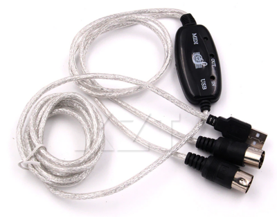 Câble Adaptateur MIDI USB pour Instruments de Musique