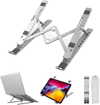 Support pliable en aluminium pour PC portable