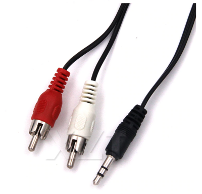 Câble Audio RCA Stéréo 2RCA vers Jack 3.5mm - 10m