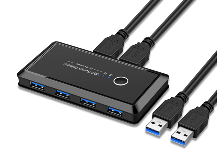 Commutateur KVM USB 3.0 2.0, 2 ports