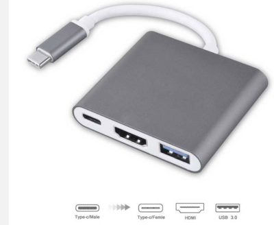 HUB USB C multifonction 3 en 1