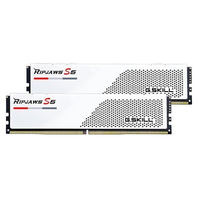 G.Skill RipJaws S5 32GB (2x16GB) DDR5 5600 MHz CL36 - White