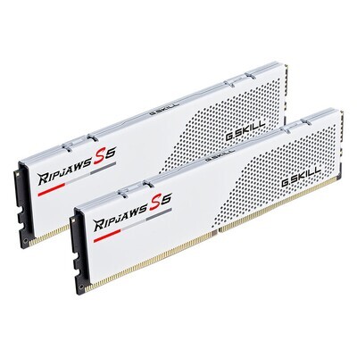 G.Skill Kit Mémoire RAM DDR5 32GB (2x16GB) 5600 MHz CL36 Blanc