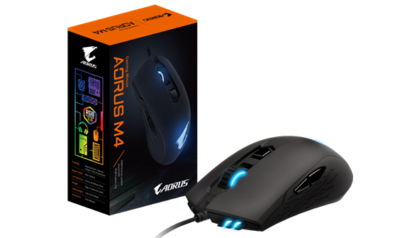 GIGABYTE AORUS M4   souris - USB - noir