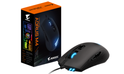 GIGABYTE AORUS M4   souris - USB - noir