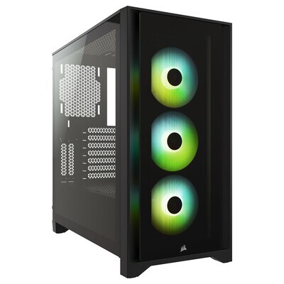 BOITIER CORSAIR iCUE 4000X RGB Tempered ATX Noi