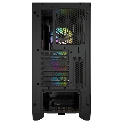 Boîtier CORSAIR iCUE 4000X RGB ATX - Noir - Moyen Tour - RGB