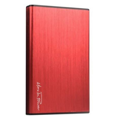 Boitier USB3.0 pour DD 2.5&#39;&#39; aluminium  rouge HEDEN