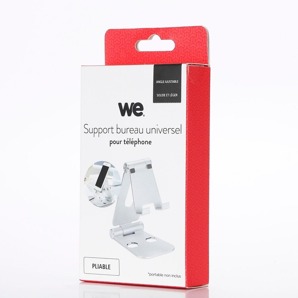 Support smartphone universel en alu pliable
