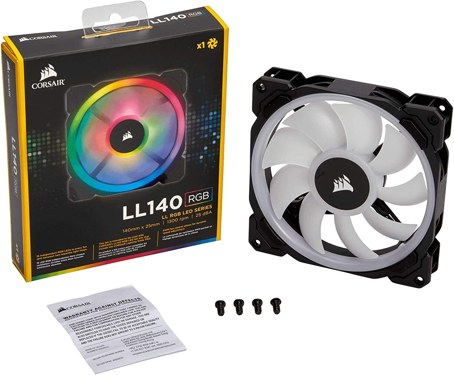 CORSAIR  LL140 RGB DUAL LIGHT LOOP
