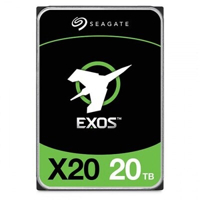 SEAGATE EXOS X20-3.5p- 20To -256Mo Cache -7200T/SATA