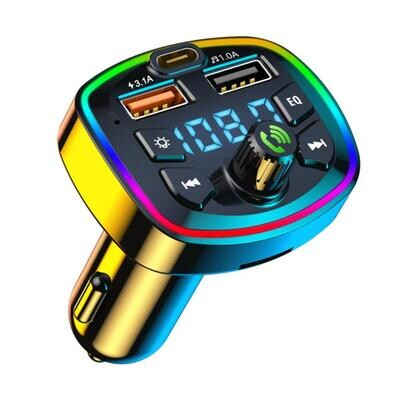 Transmetteur FM Voiture Bluetooth - Lecteur Audio MP3 - Chargeur USB PD 20W