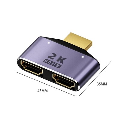 HDMI 1 entrée 2 sortie répartiteur Adaptateur