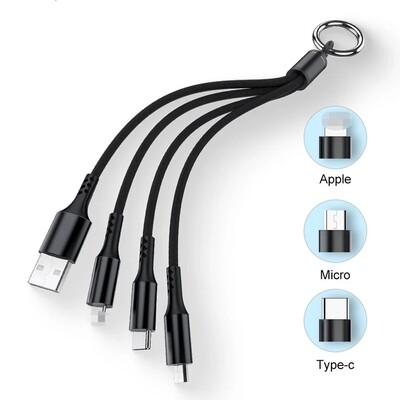 CABLE USB 3 EN 1 pour smartphone chargeur