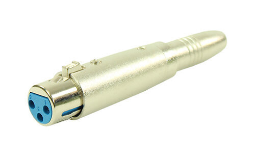 Adaptateur XLR Femelle 3 broches - Jack Femelle 6.35mm