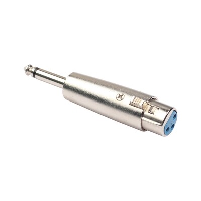 Adaptateur XLR Femelle 3 Broches vers Jack Mono Mâle 6.35mm