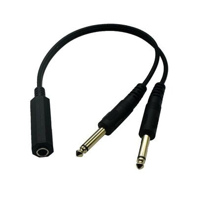 ​Câble adaptateur femelle 6.35mm vers mâle 2 6.35mm
