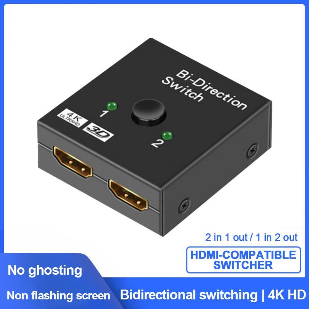Switch HDMI Bi-Direction Splitter HDMI 2 entrées à 1 sortie