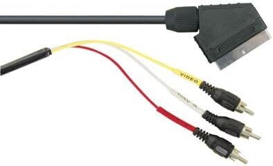 CABLE Péritel Mâle vers 3 RCA Mâles  1.50M