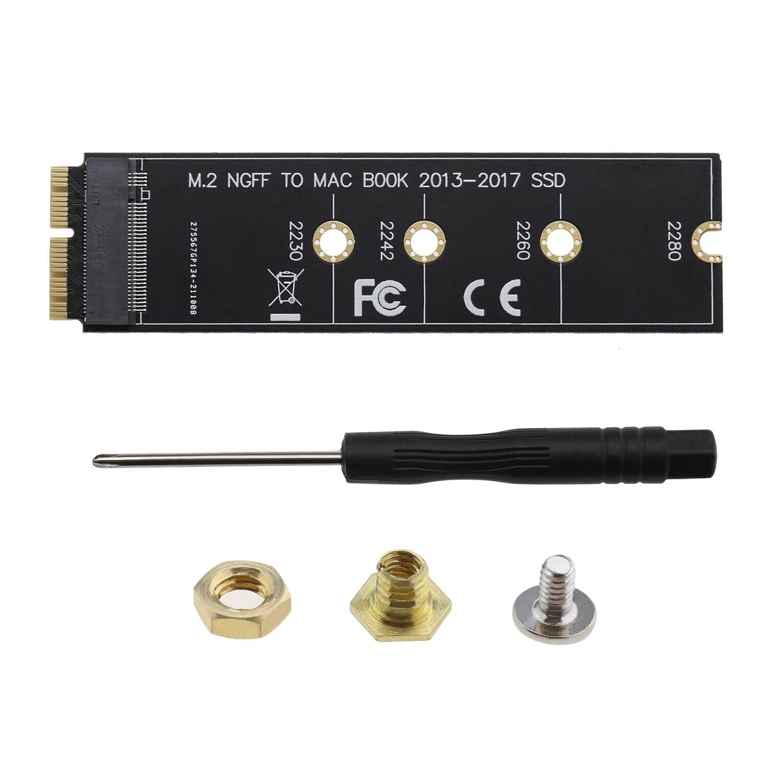 Adaptateur M.2 NV Me vers Apple Mac SSD