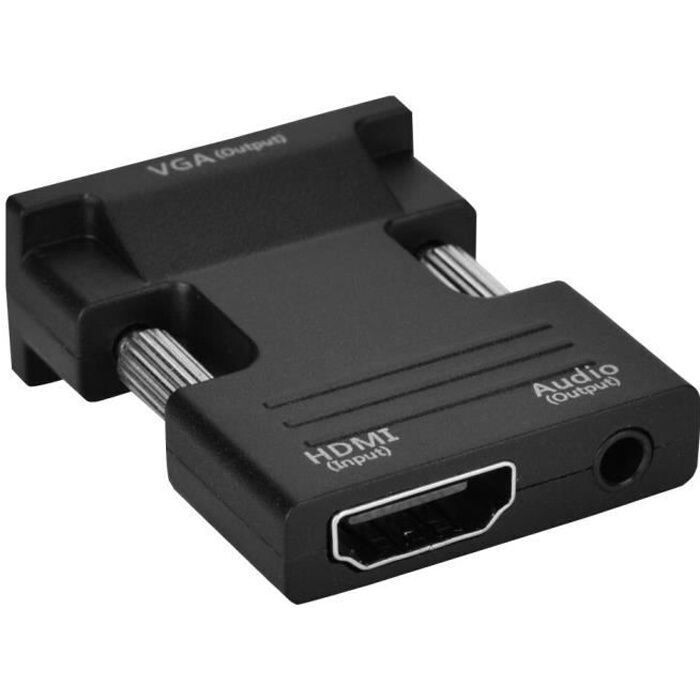 Adaptateur VGA male vers HDMI femelle Convertisseur