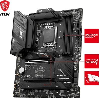 Carte mère MSI MAG B760 TOMAHAWK WIFI - Intel LGA1700 - ATX - DDR5