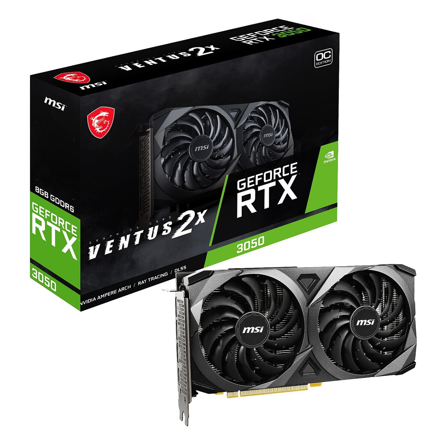 MSI RTX 3050 VENTUS 2X XS 8G OC