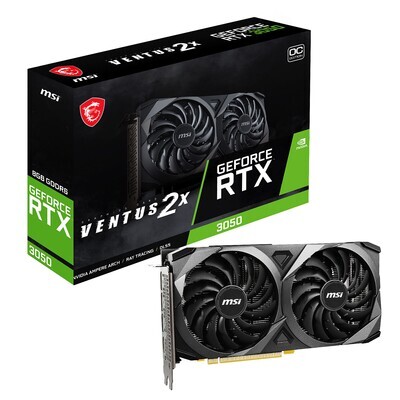 MSI RTX 3050 VENTUS 2X XS 8G OC