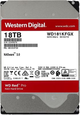 WESTERN DIGITAL  18To  512Mo cache 7200T/min Sata 6Gb/s