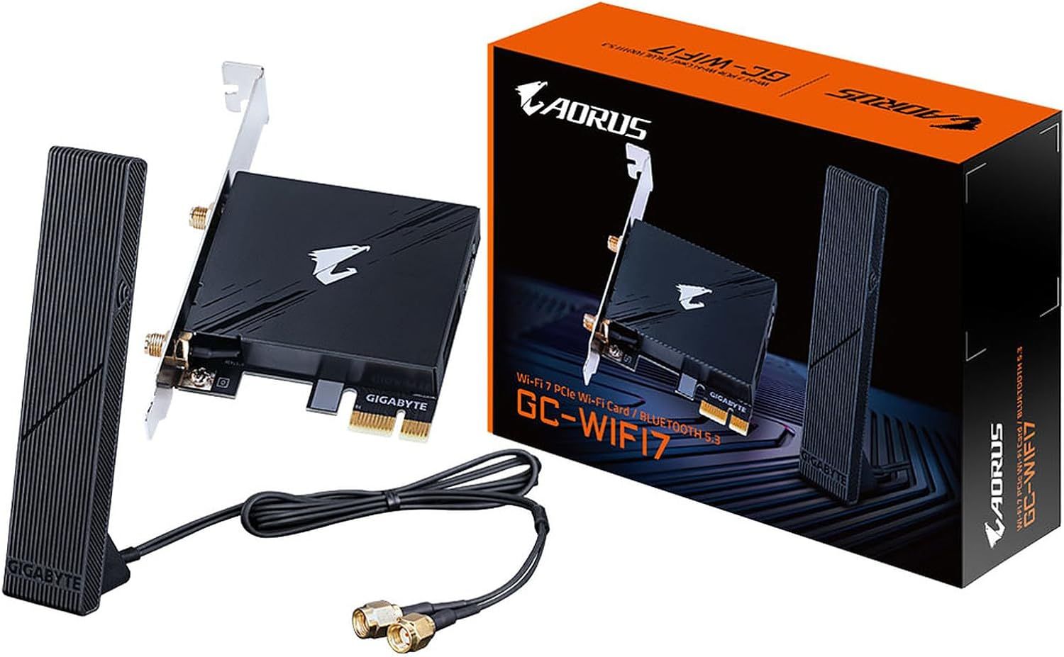 GIGBAYTE GC-WIFI7  sans fil Wi-Fi 7 5800 Mbps + Bluetooth