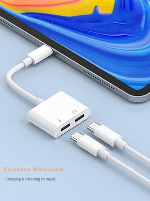 Adaptateur Double USB C Chargeur et Casque Audio