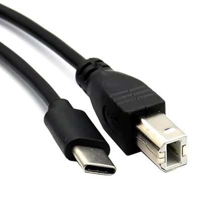 Câble USB 3.0 USB-C™ vers USB B 2.0 , Noir, 1 m