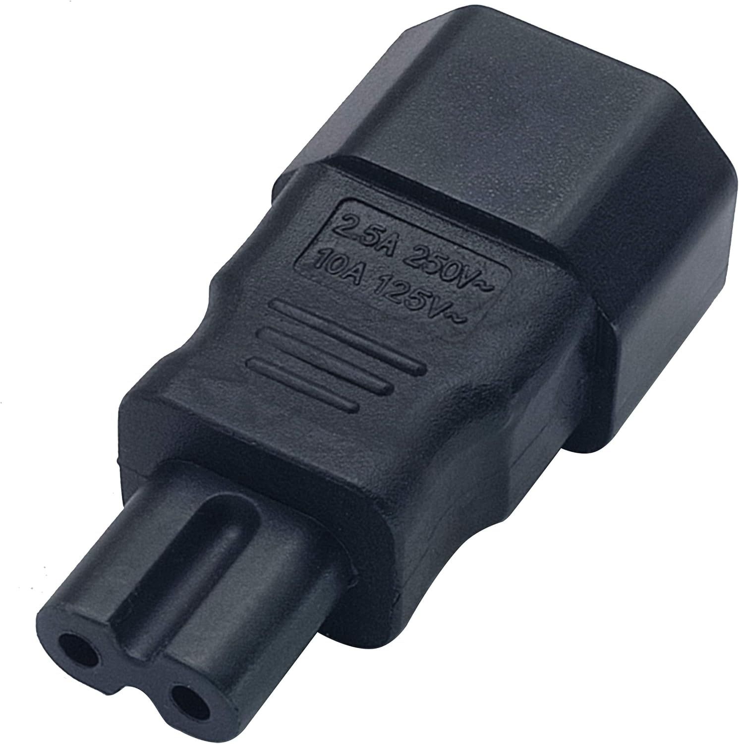 Adaptateur secteur iec c14 m / c7 femelle