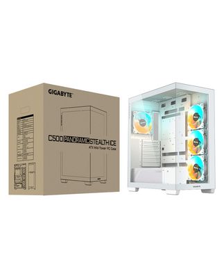 GIGABYTE C500 PANORAMIC STEALTH Midi Tower Blanc