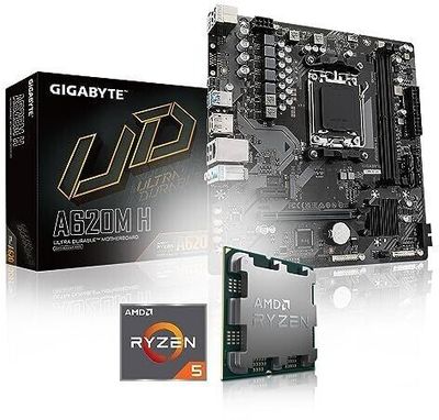 Kit  Ryzen 5 8600G/32 GB DDR5/GIGABYTE A620M H