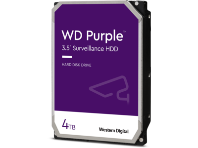 WD Purple  disque dur - 4 To - surveillance