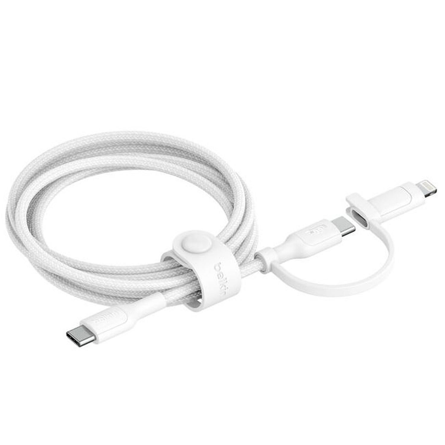 ​Belkin Cable USBC vers USBC et Lightning Apple, 1,5m