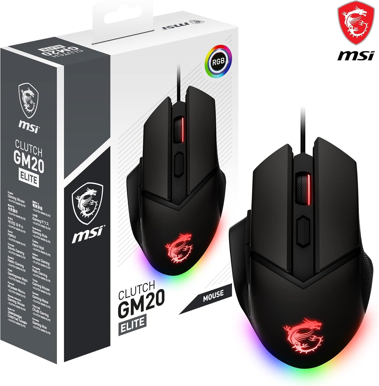 MSI CLUTCH GM20 ELITE Souris Gaming