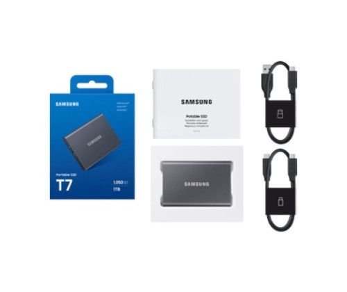 SAMSUNG T7 SSD 4T Externe Titane USB3.2 Gen2