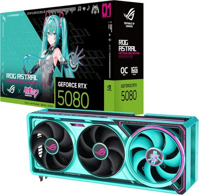 ASUS ROG Astral GeForce RTX 5080 Hatsune Miku Edition
