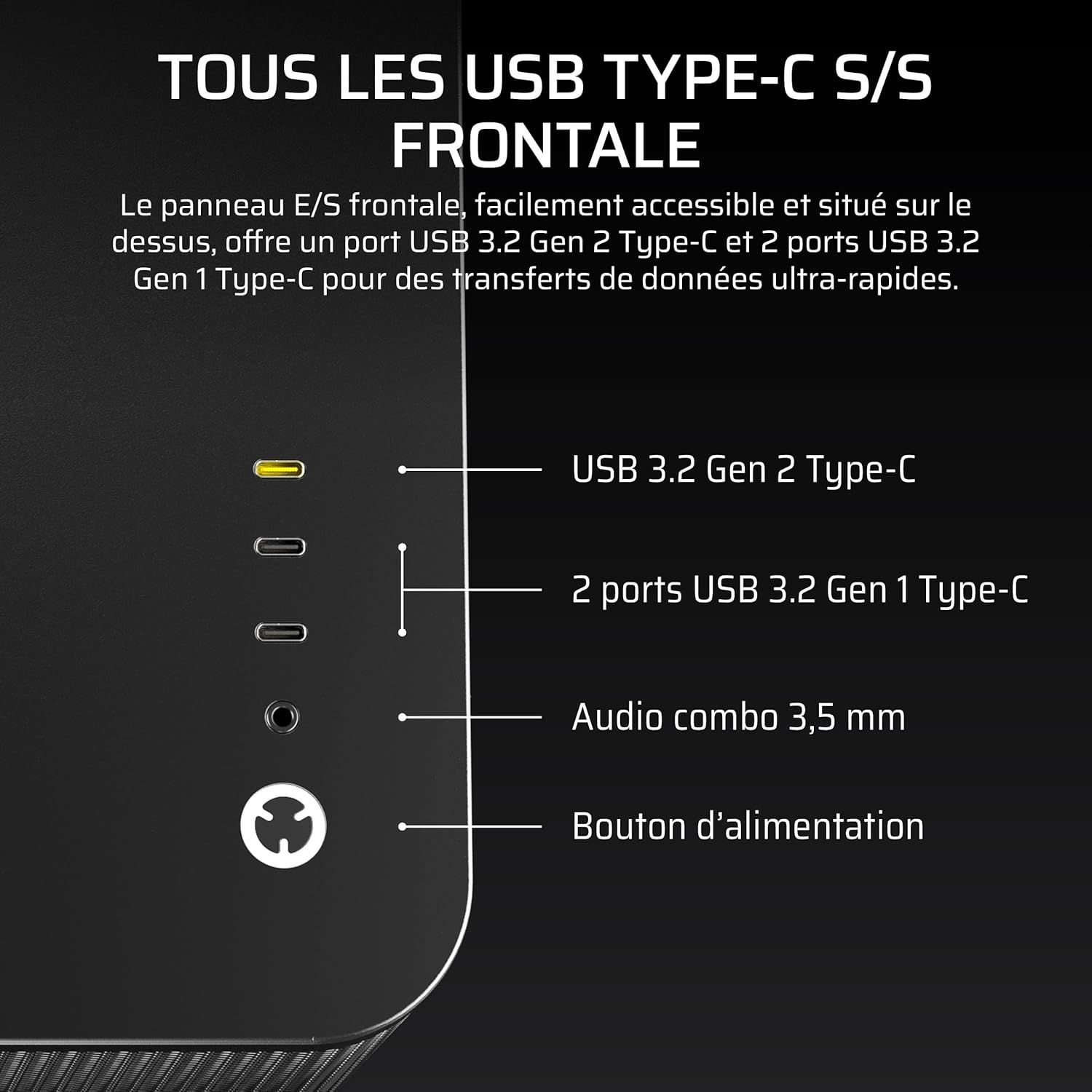 CORSAIR AIR 5400 RS-R ARGB Boîtier NOIR