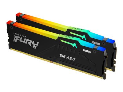 KINGSTON FURY Beast RGB DDR5 - 6000MHz - 64Go (2x32Go)