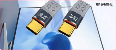 Cable USB C to USB C  240W Fast Charging Transfer   ( 10cm )