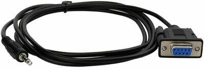 Câble série DB9 Femelle vers Jack 3,5 mm - 1,5 m - Noir