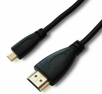 Câble Micro HDMI vers HDMI Mâle - 1,5m
