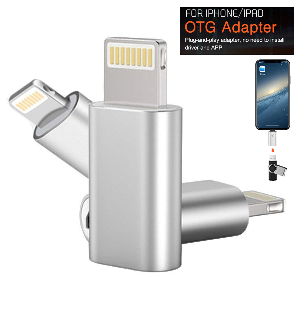 Adaptateur USB OTG Lightning pour iPhone et iPad