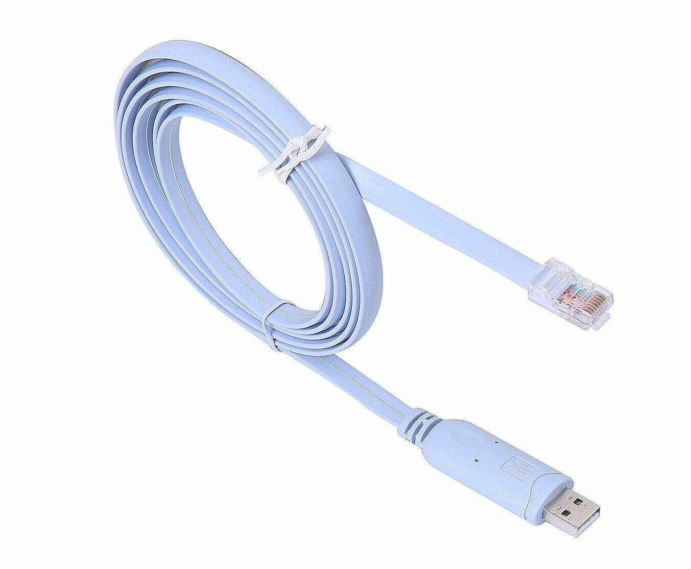 Câble Console USB FTDI 1,8m - RJ45 - Bleu