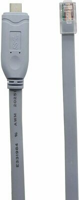 Câble USB-C vers RJ45 - 1.8m - Gris